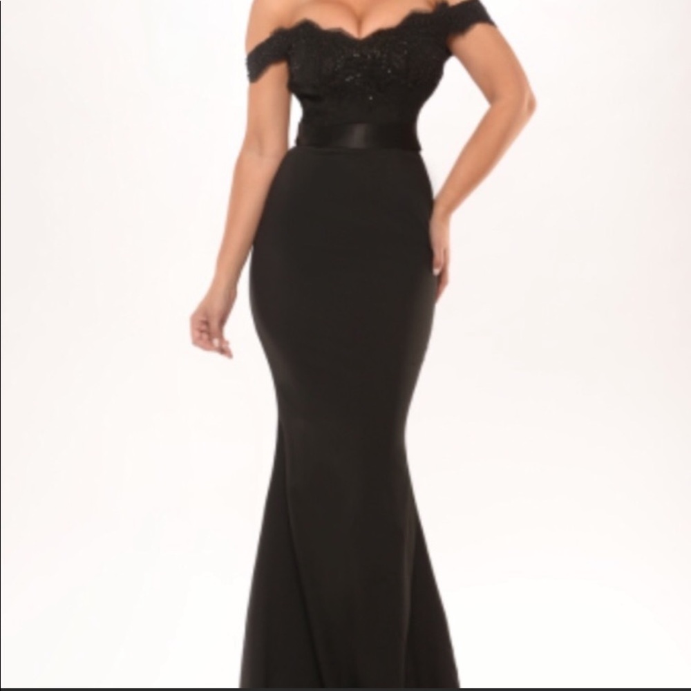 Portia and Scarlet black elegant dress w b…